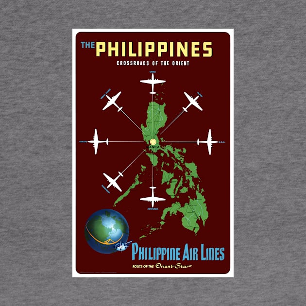 Vintage Travel Poster Philippines by vintagetreasure